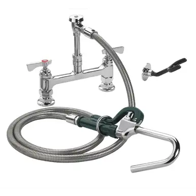 Krowne 20-208L - 8" Center Deck Mount Pot Filler, Low Lead