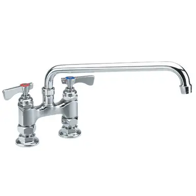 Krowne 15-414L - Royal Series 4" Center Raised Deck Mount Faucet, 14" Spout, Low Lead