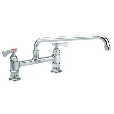 Krowne 15-808L - Royal Series 8" Center Raised Deck Mount Faucet, 8" Spout, Low Lead