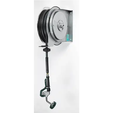 Krowne 24-603 - Hose Reel Assembly, Open Gray Powder Coated