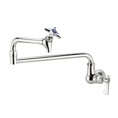 Krowne 16-181L - Royal Series Wall Mount Pot Filler Faucet, 18" Jointed Spout, Low Lead