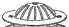 White Racker 610-01 Stall Urinal Strainer