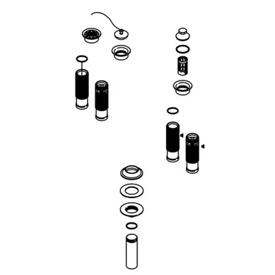 Kohler 1035613-Cp Tube Drain With Overflow