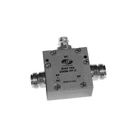 Meca Electronics, Inc. 500-2500 MHz Bias Tee, 100 VDC, 7 amps (200N-FF-3)