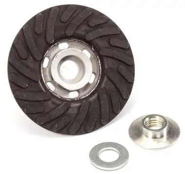 United Abrasives 95016 Spiral Cool Backing Pad for Resin Fiber Disc | 5" Diameter | 10,000 Max. RPM