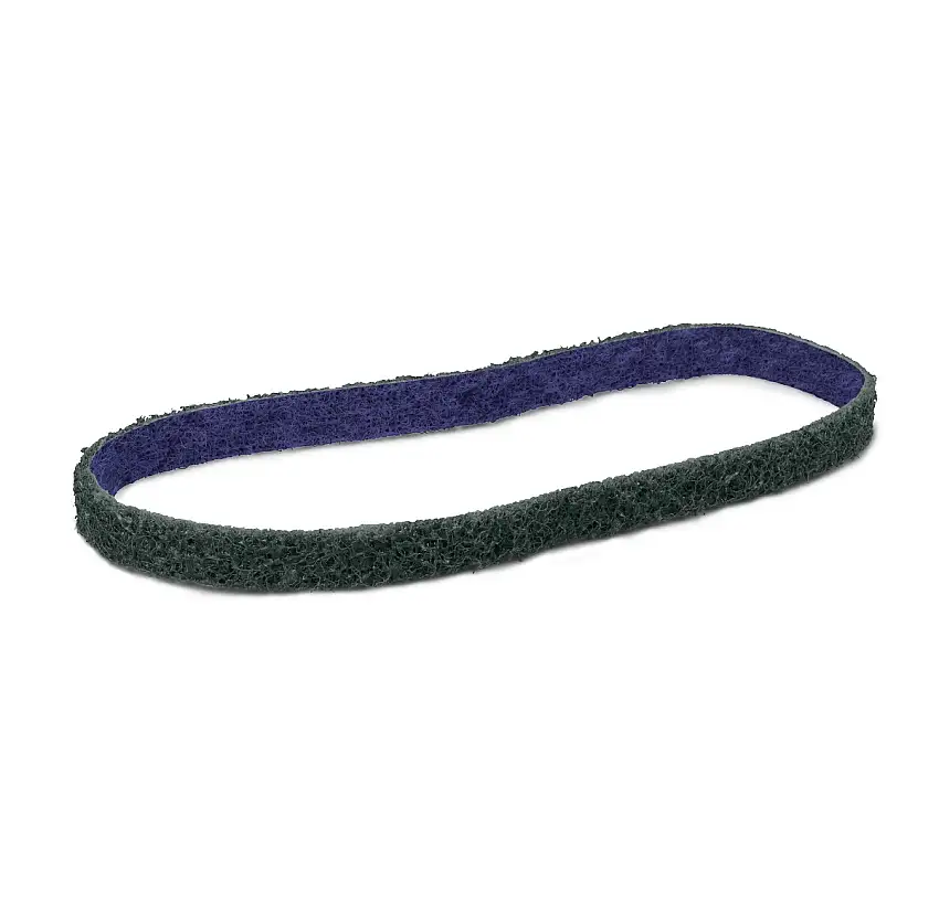 3M 1/4" W X 18" L Scotch-Brite DF-BL Fine Grade Aluminum Oxide Flex Belt