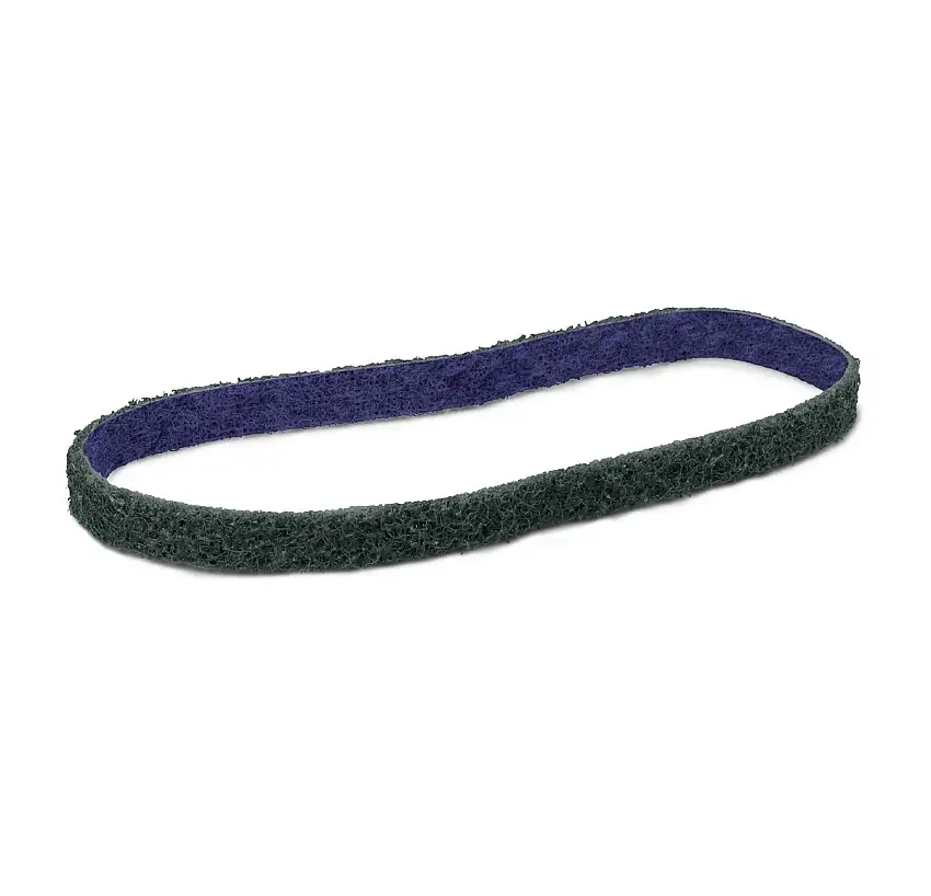 3M 3 1/2" W X 15 1/2" L Scotch-Brite DF-BL Fine Grade Aluminum Oxide Flex Belt