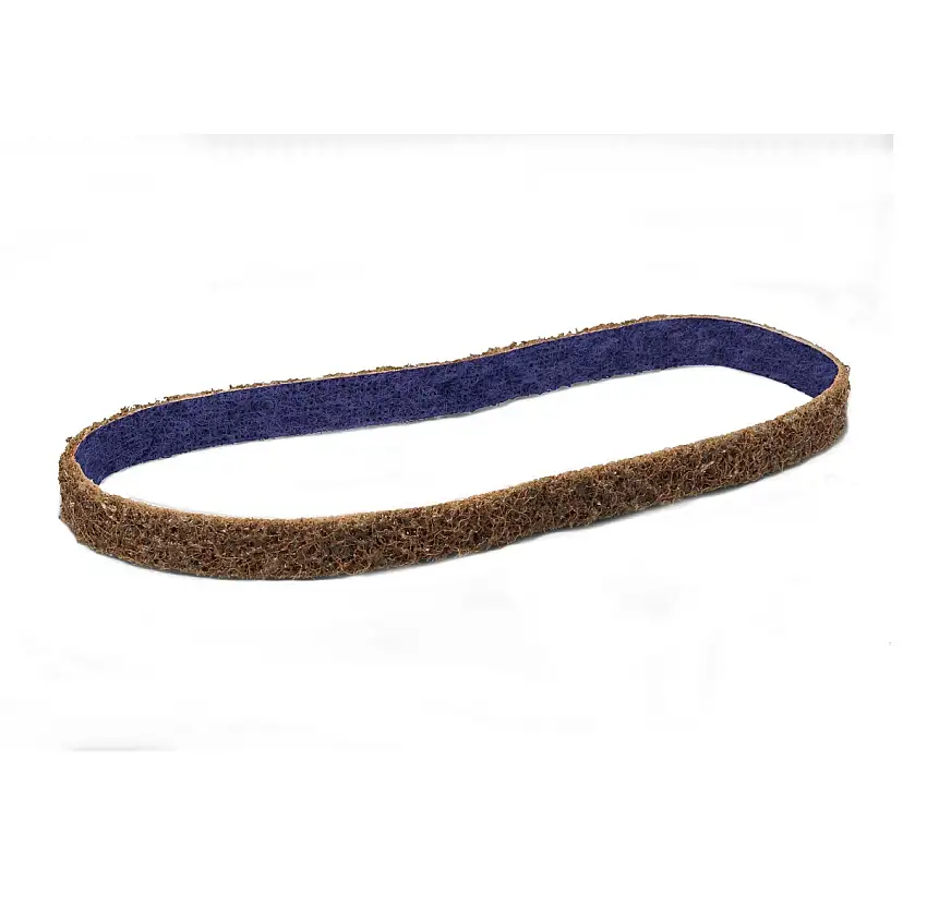 3M 1/4" W X 24" L Scotch-Brite DF-BL Coarse Grade Aluminum Oxide Flex Belt