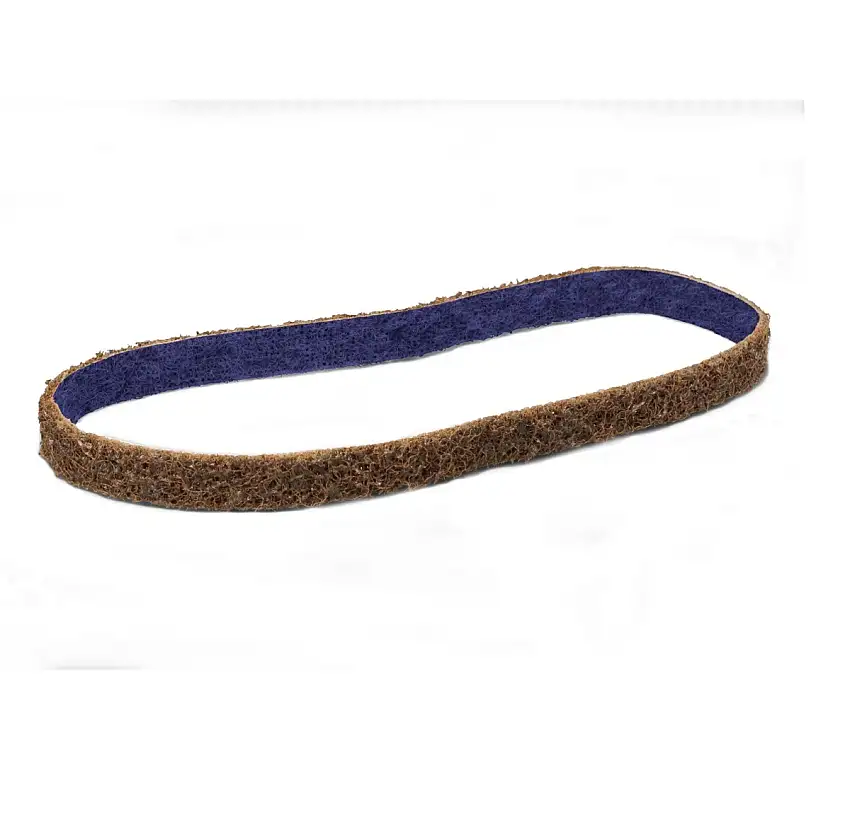 3M 1/2" W X 12" L Scotch-Brite DF-BL Coarse Grade Aluminum Oxide Flex Belt