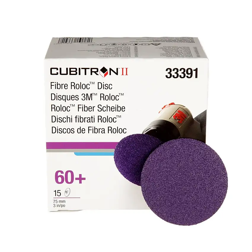 3M 2.952" 60 Grit Cubitron II Fiber Disc