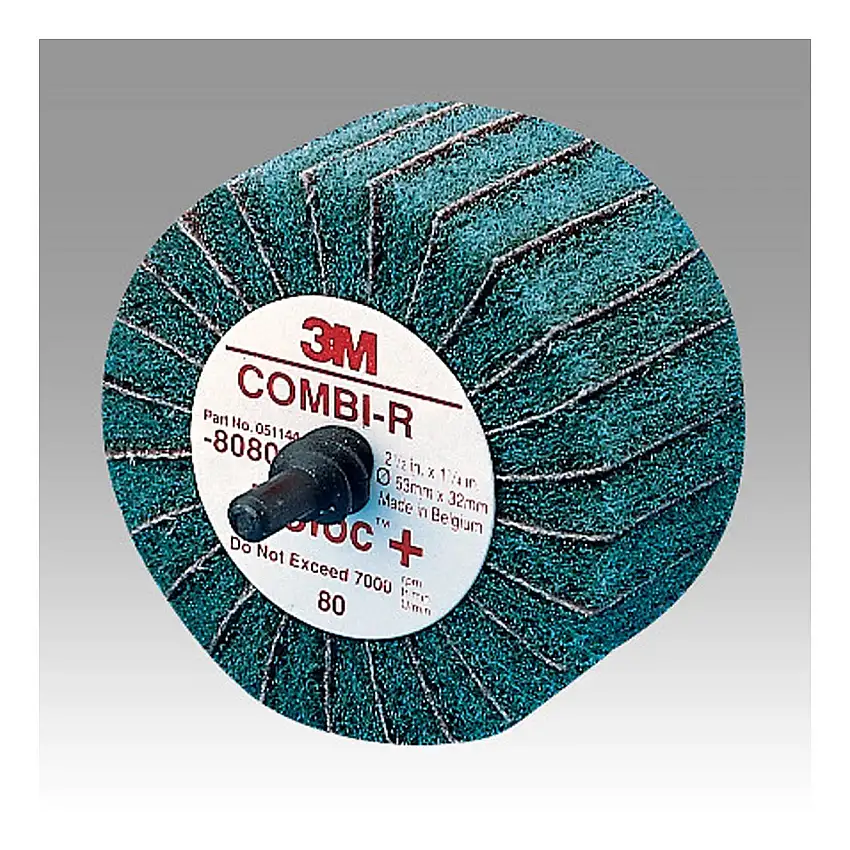 3M 2 1/2" 80 Grit Medium Scotch-Brite Flap Wheel