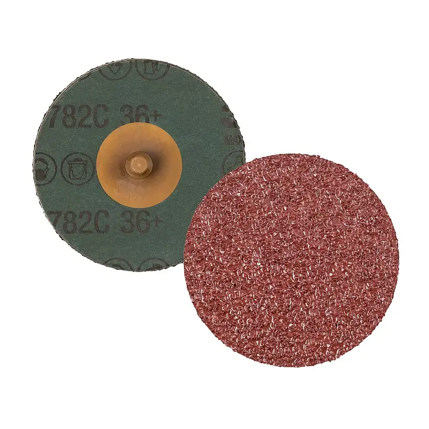 3M 2" 36 Grit Roloc Fiber Disc