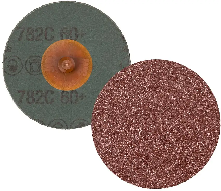 3M 2" 60 Grit Roloc Fiber Disc