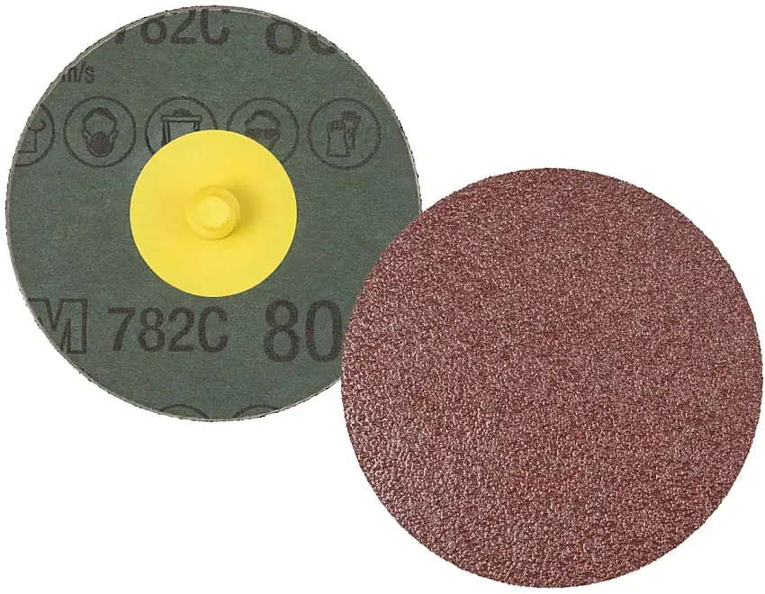 3M 2" 80 Grit Roloc Fiber Disc