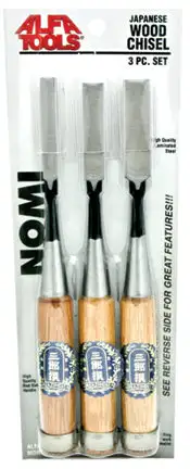 ALFA Tools WC66951 3PC . NOMI CHISEL SET 3/8-3/4