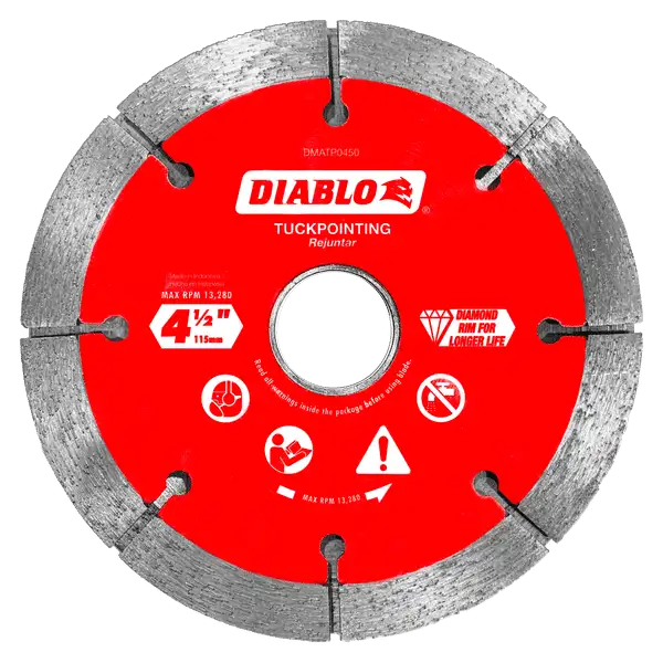 Diablo DMATP0450 4-1/2 in. Diamond Tuck Point Blade for Masonry