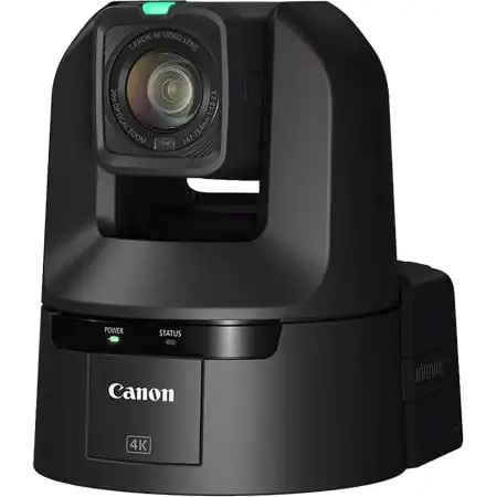 Canon CR-N400 4K UHD 12-SDI / 3G-SDI Indoor PTZ Camera with 20x Zoom - HDMI / IP / USB / POE++ - NDI HX2 & SRT - Black