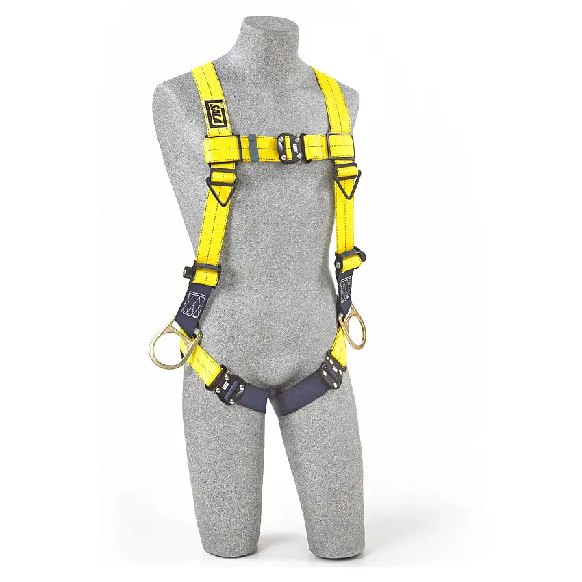 3M DBISALA XLarge Delta II Vest Style Harness With Back And Side DRings And Quick Connect Buckle Leg Strap