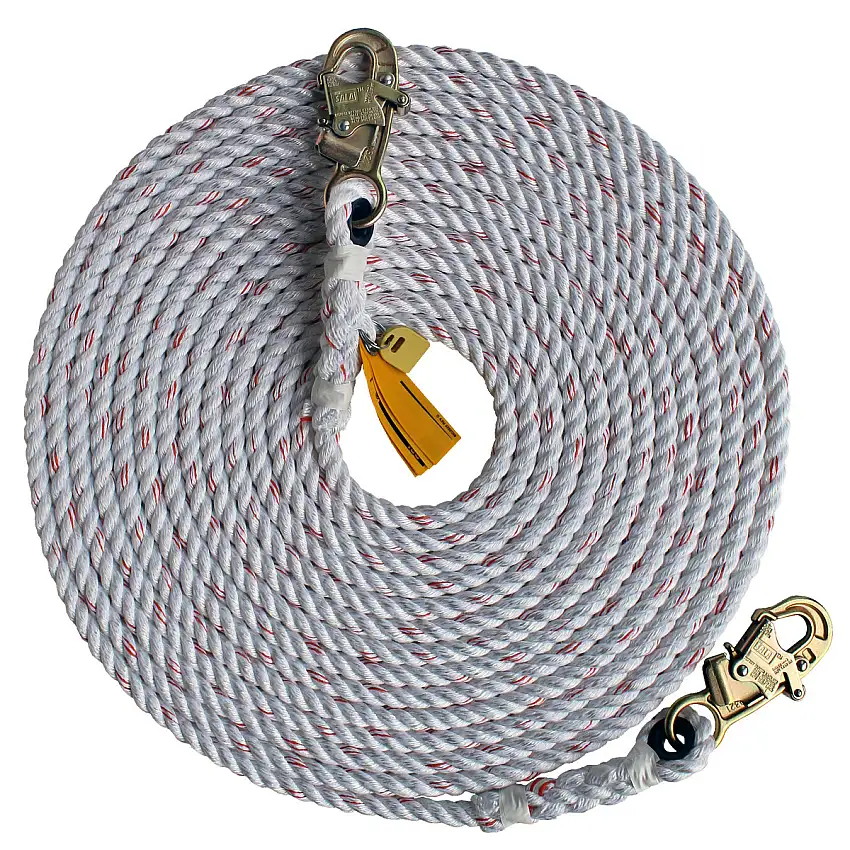 3M DBISALA Rope Lifeline With 2 Snap Hooks 1202823