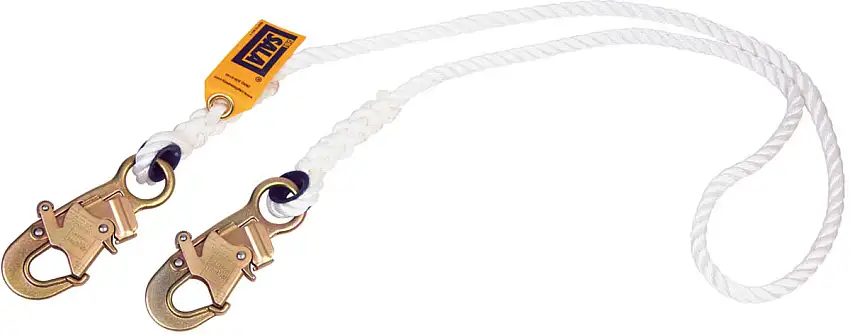 3M™ DBI-SALA® 4' Nylon Positioning Lanyard With Snap Hook Harness Connector