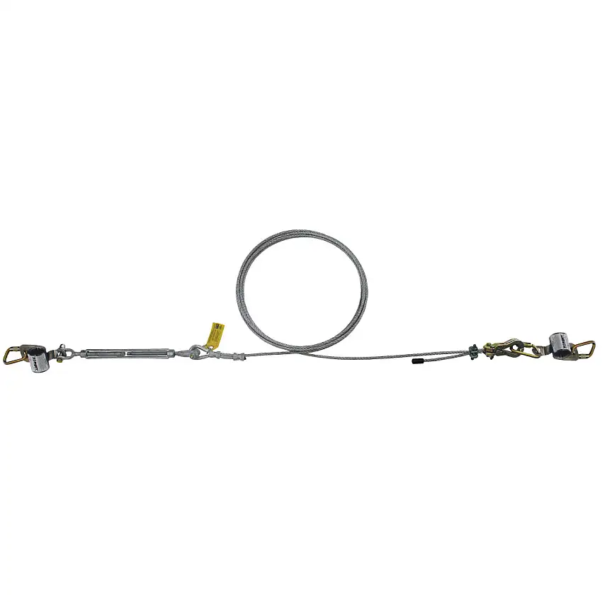 3M DBI-SALA® SecuraSpan 100' Galvanized Cable Lifeline Cable Assembly