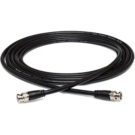 Hosa BNC-06 Pro 75-ohm Coax Cable - BNC to BNC - 3 Foot