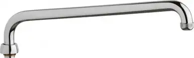 Chicago Faucets L15E1JKABCP 14" L-Type Swing Spout