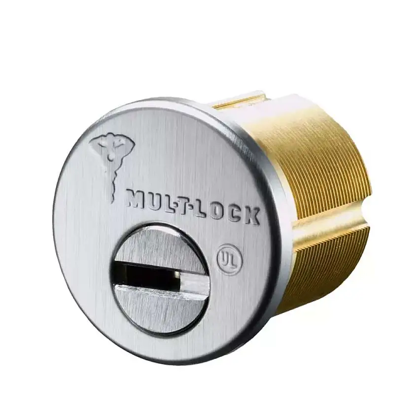 Mul-T-Lock 206SPMOR2C0426D Mort Cyl 1 1/4 Chrm Falcon Cam