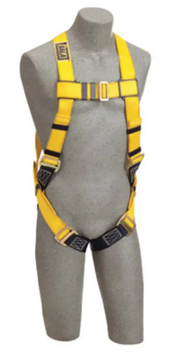 3M DBISALA Medium Delta Full BodyVest Style Harness With Back DRing And Parachute Buckle Leg Strap