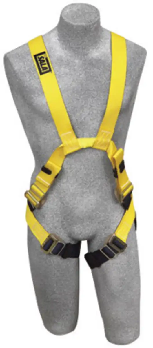 3M DBISALA XLarge Delta Arc Flash NoTangle Cross OverFull Body Style Harness With Back And Front Web Loop Quick Connect Leg Strap Buckle No Metal Above Waist And Leather Insulators