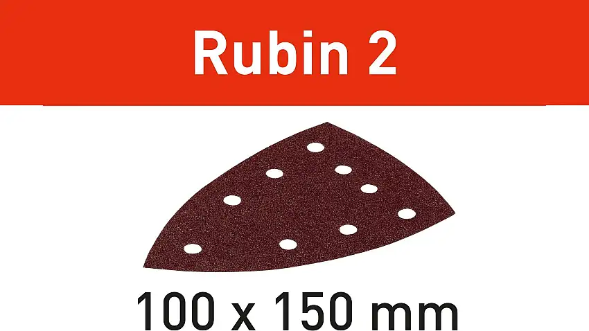 Festool Sanding disc Rubin 2 STF DELTA/9 P80 RU2/50
