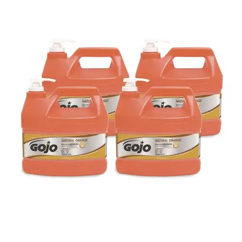 GOJO Industries Natural Orange 1 gal. Smooth Hand Cleaner - Citrus Scent (4/Carton)