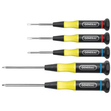 General Tools 700 5 Piece Precision Screwdriver Set (22066)