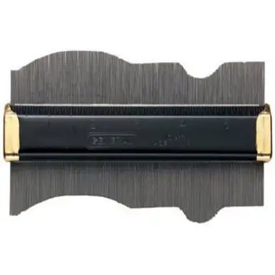 General Tools 837 ANGLE-IZER 6" x 3-1/2" Stainless Steel Contour Gauge, Profile Gaugeor Shape Duplicator 6-Inch (24116)