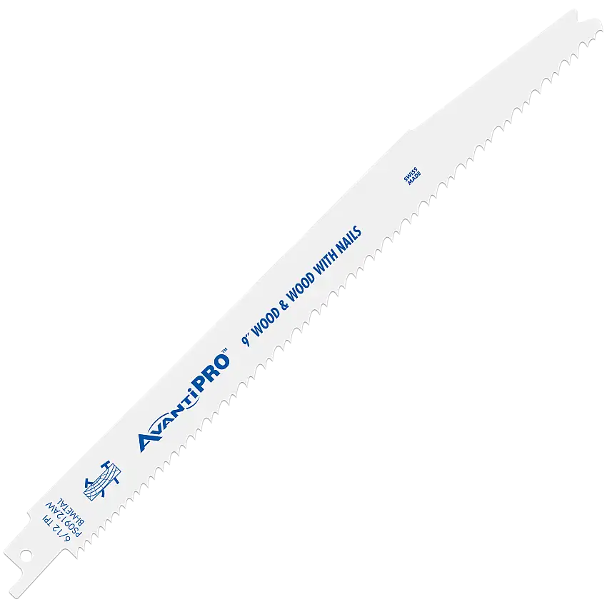 AvantiPro PS0912AW 9" 6/12 TPI Bi-Metal Reciprocating Saw Blade