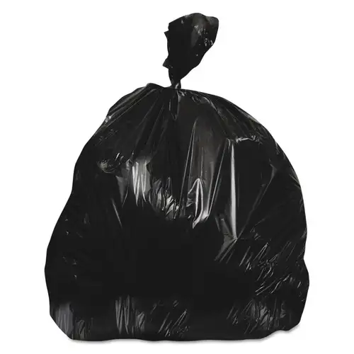 Heritage 24 in. x 32 in. 0.9 mil 16 Gallon Linear Low-Density Can Liners - Black (500/Carton)