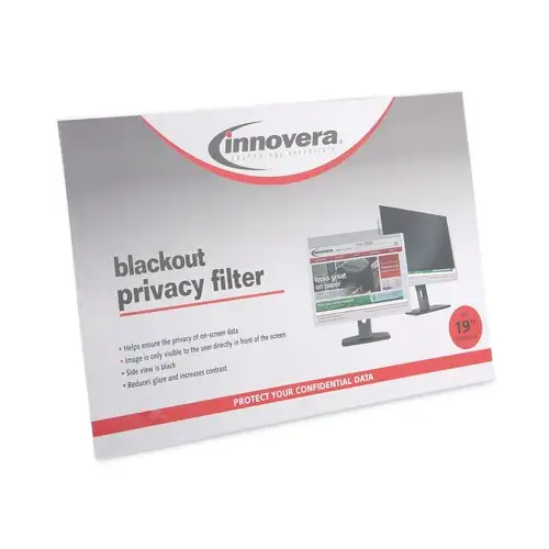 Innovera 16:10 Aspect Ratio Blackout Privacy Filter for 19 in. Widescreen Flat Panel Monitor