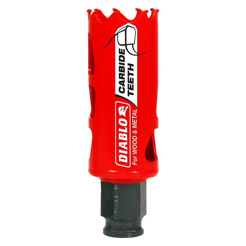 Diablo DHS1125CT 1-1/8 in. (29mm) Carbide-Tipped Wood & Metal Holesaw