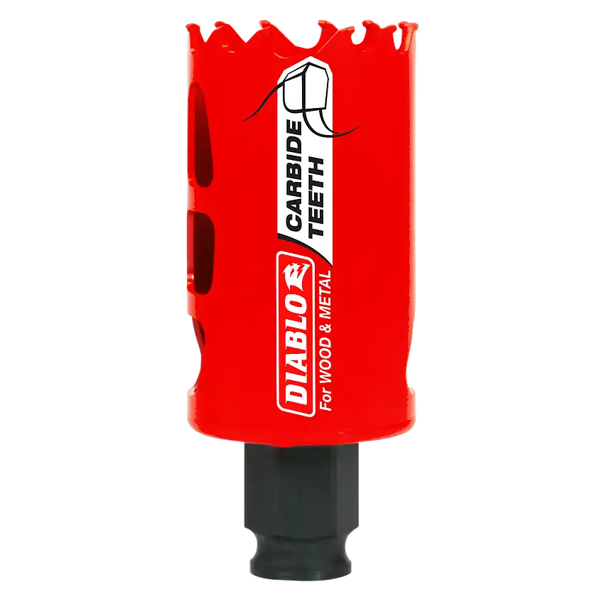 Diablo DHS1500CT 1-1/2 in. (38mm) Carbide-Tipped Wood & Metal Holesaw