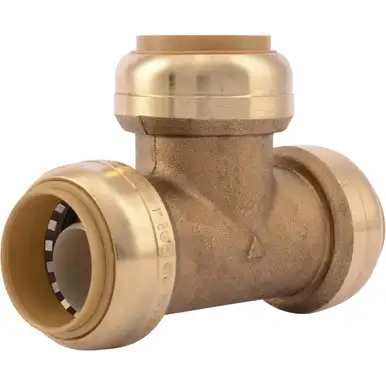 SharkBite U374LFA 1" Push-to-Connect Brass Tee