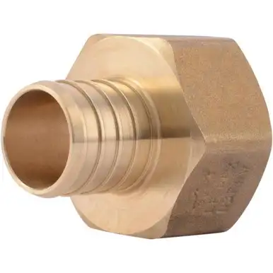 SharkBite UC094LFA  1" Barb x 1" FNPT Brass Female Connector for PEX