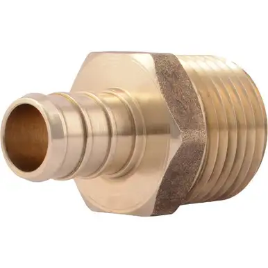 SharkBite UC120LFA  1/2" Barb x 1/2" MNPT Brass Male Connector for PEX