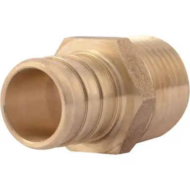 SharkBite UC138LFA  3/4" Barb x 1/2" MNPT Brass Male Connector for PEX