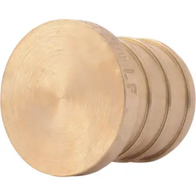 SharkBite UC518LFA 3/4" Barb Brass End Plug for PEX
