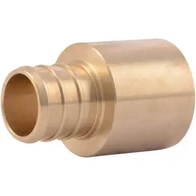 SharkBite UC606LFA 3/4" Barb x 3/4" Female Brass Sweat Adapter for PEX to Copper Pipe