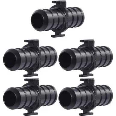 SharkBite UP008A5  1/2" x 1/2" Barbed Poly Coupler for PEX - 5 per Package