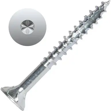 Screw Products 30110-03 AXIS #8 x 1-1/2" (T20-Drive) ZYTEC + General Interior Structural Wood Screws - 5-lb Jar (approx. 907)