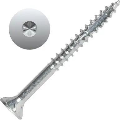 Screw Products 30111-03 AXIS #8 x 1-3/4" (T20-Drive) ZYTEC + General Interior Structural Wood Screws - 5-lb Jar (approx. 793)