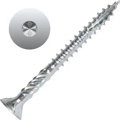 Screw Products 30112-03  AXIS #9 x 2" (T20-Drive) ZYTEC + General Interior Structural Wood Screws - 1-lb Jar (approx. 112)