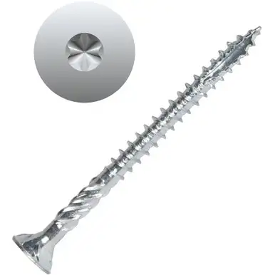 Screw Products 30127-03 AXIS #8 x 2" (T20-Drive) ZYTEC + General Interior Structural Wood Screws - 1-lb Jar (approx. 146)
